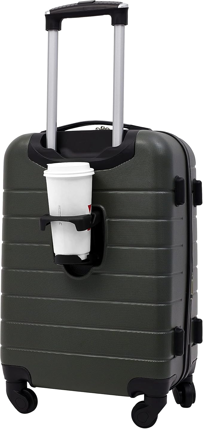 Wrangler Smart Spinner Hardside Luggage, 2 Piece Set, Deep Depths