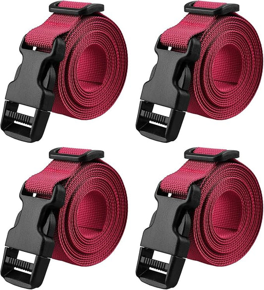 MAGARROW 78" x 1" Strap Buckle Packing Straps Adjustable 1-Inch Belt