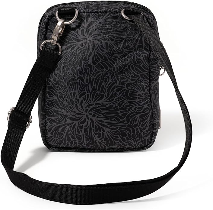 Baggallini Securtex® Anti-theft Mini Everything Crossbody Bag, 6.3"x8.25" Rfid, Locking Zippers & Cut-resistant Strap