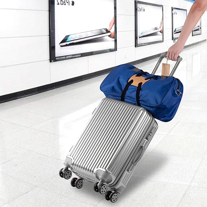 add a Bag Luggage Strap for suitcases，Luggage Bungee Strap，Adjustable Belt Bag Bungees with Buckles (Gold)