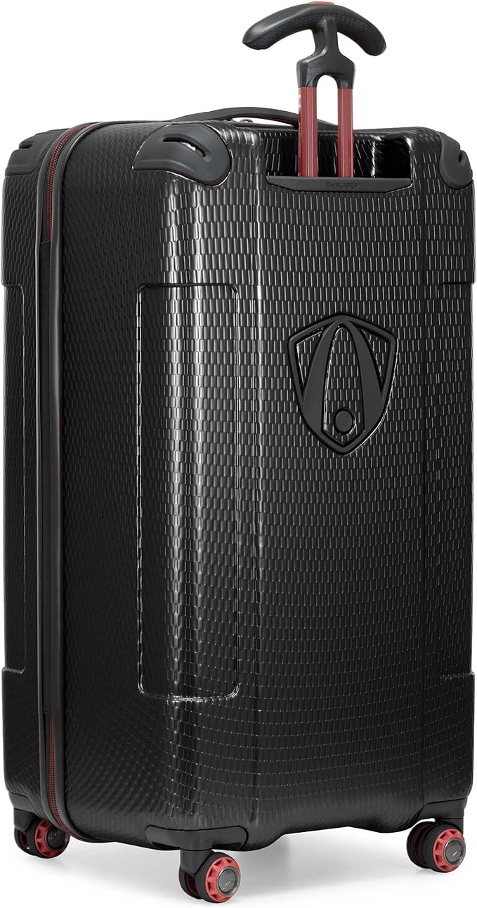 Traveler's Choice Maxporter II Polycarbonate Hardside Trunk with Spinner Wheels, Black, 31-Inch Large Trunk | Luggage, Spinner, Trunk