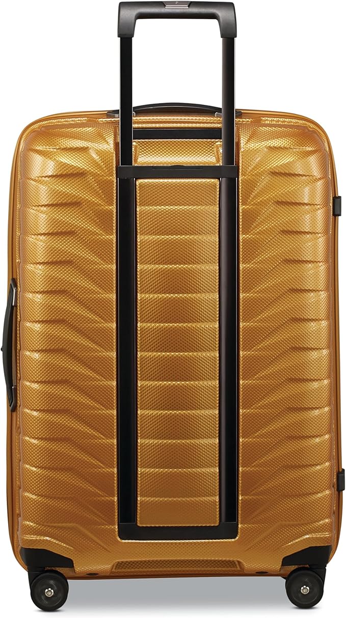 Samsonite Proxis Medium Hardside Luggage with Dual Spinner Wheels - Innovative Roxkin™ Lightweight Shell With Ultimate Durability- Includes TSA Lock, Ergonomic Telescoping Handle - Honey Gold