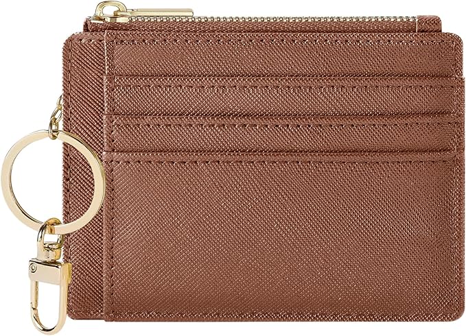 Sodsay Card Case Slim Front Pocket Wallet for Women Credit Card Holder with Keychain | Slim, Front Pocket, Credit Card Holder, with Keychain