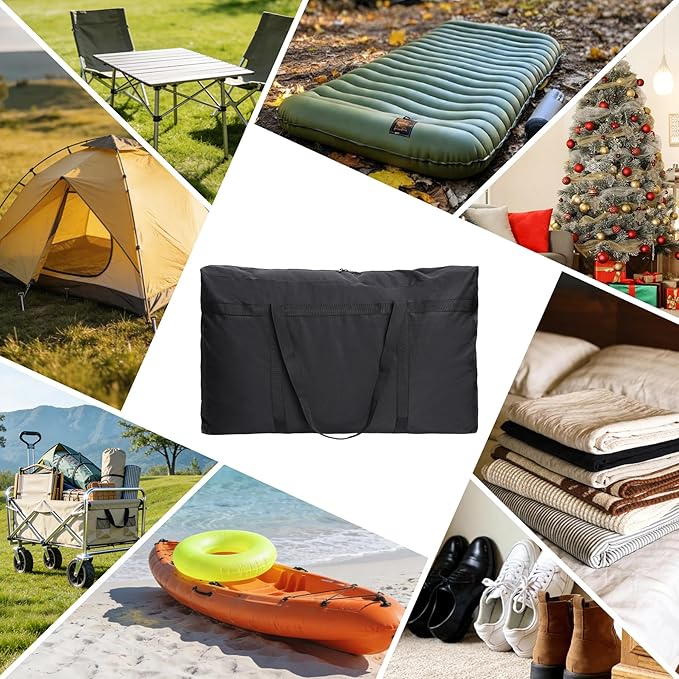 REDCAMP Foldable Travel Bag, Large Sports Bag, 75L/96L/100L, Lightweight Waterproof Tote Bag