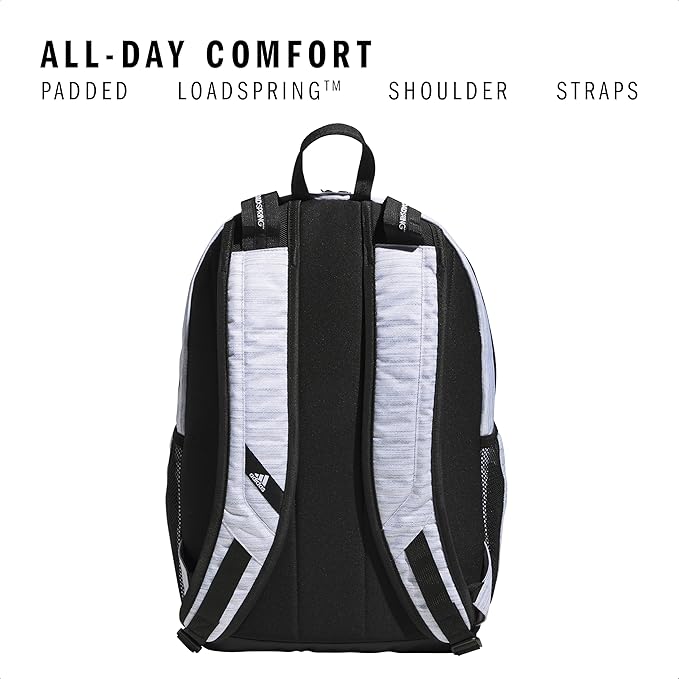 adidas Prime Backpack for Work, Travel Bag for Women and Men with Padded Compartment for Laptop