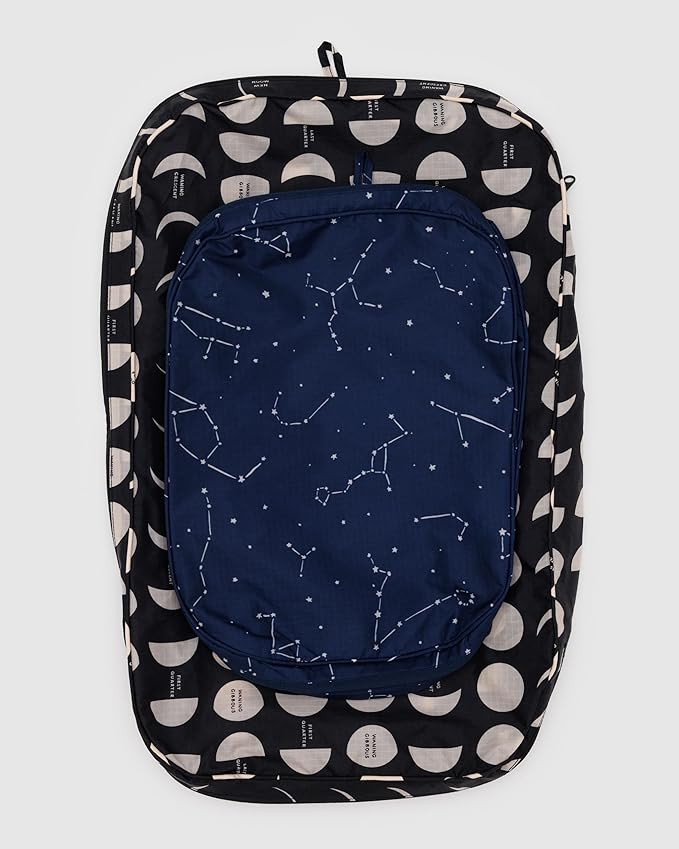 BAGGU Large Packing Cube Set - Night Sky