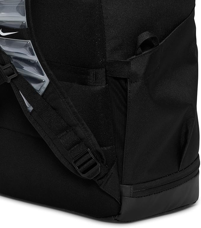 Nike, Unisex, Varsity Elite Backpack (32L), Black/Black/Metallic Silver, One Size