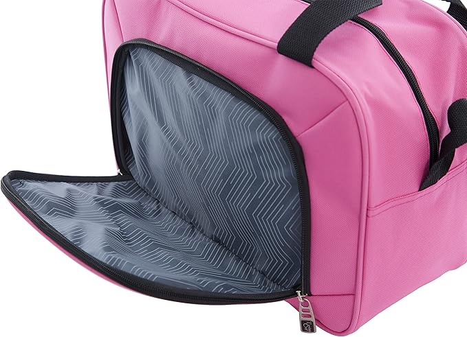 Travelers Club Midtown Hardside 4-Piece Luggage Travel Set, Bubble Gum