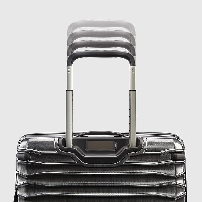 Samsonite Stryde 2 Hardside Expandable Luggage with Double Spinner Wheels, Medium Glider, Brushed Graphite