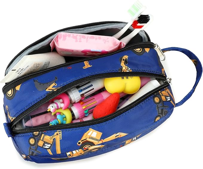 CAMTOP Travel Toiletry Bag for Kids Cute Toiletry Bags for Girls Boys Waterproof for Toiletries Accessories Bathroom Stuff
