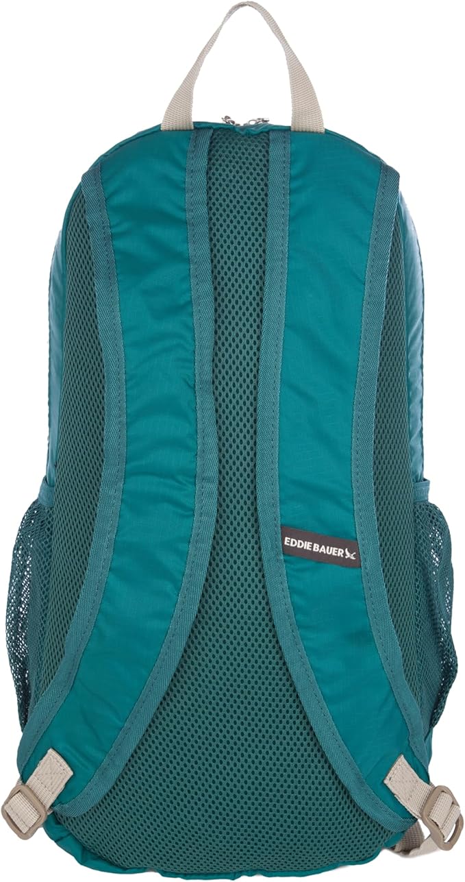 Eddie Bauer Stowaway Packable Backpack | Travel | Outdoor | Lightweight | Foldable | Durable | Ripstop Polyester | 20L - Deep Sea