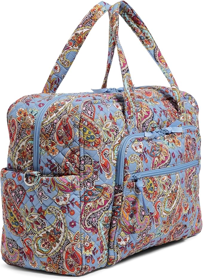 Vera Bradley womens Cotton Weekender Travel Bag