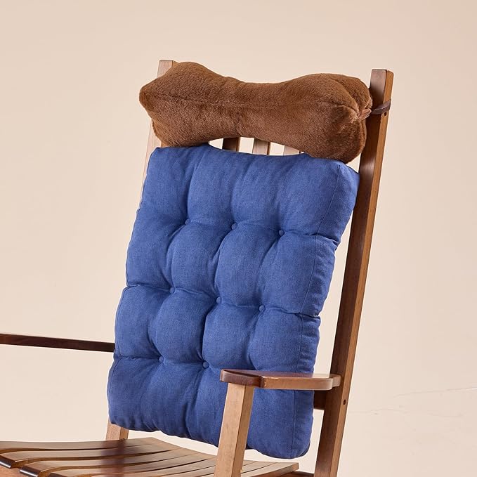 Head Pillow for Recliner Chair，for Sofa, Recliner Neck Pillow, Bone Couch Neck Pillow (Brown)