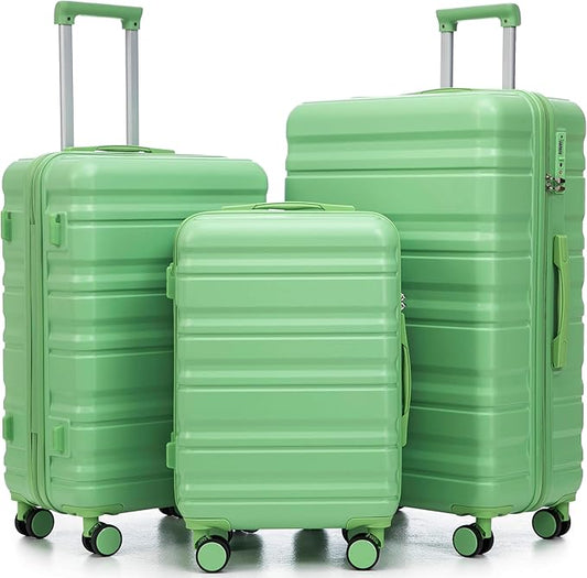 3 Piece ABS Hardshell Suitcase Set – Lightweight, Tough & Scratch-Resistant