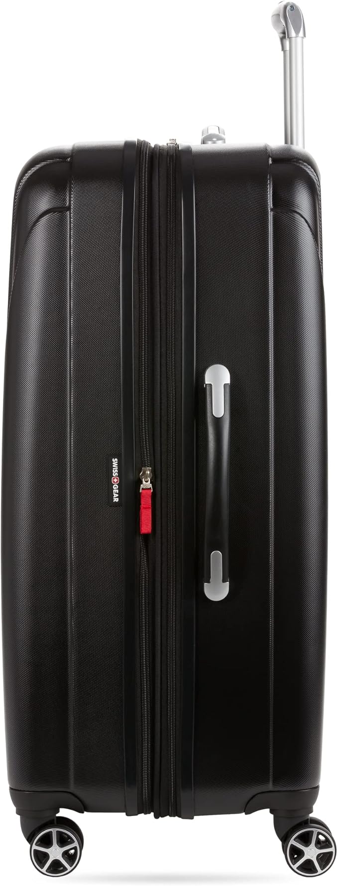 SwissGear 7585 Hardside Expandable Luggage with Spinner Wheels, Black, 3-Piece Set (19/23/27)