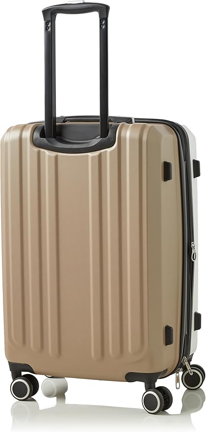 SwissGear Duet Expandable Luggage Set, 3-Piece Hardside Luggage Set with Spinner Wheels