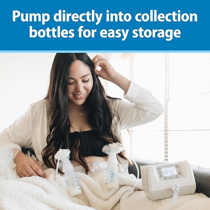 Dr. Brown's Breast Milk Collection Bottles with Storage Caps, Breast Pumps Compatible, Collect, Store, and Keep Milk Fresh, BPA Free – (Pack of 24)