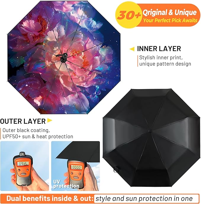 SY COMPACT Travel Umbrella Windproof Automatic Umbrellas Small Compact UV Sun Protection Factory Outlet Umbrella