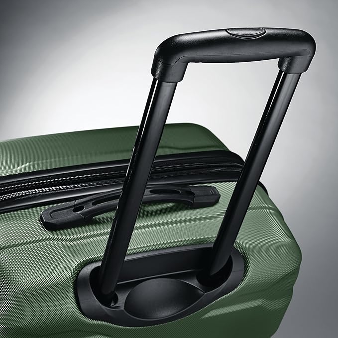Samsonite Omni PC Hardside Expandable Luggage with Spinner Wheels, Carry-On 20-Inch, Army Green