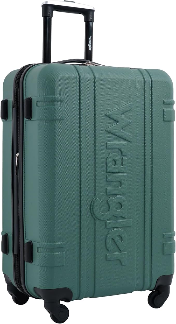 Wrangler 3 Piece Astral Travel Luggage Set, Sage Brush