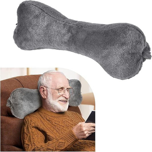 Recliner Headrest Pillow, Head Pillow for Recliner Chair, Sofa, Couch Neck Pillow,Pain Relief Bone Pillow for Sleeping with Adjustable Strap