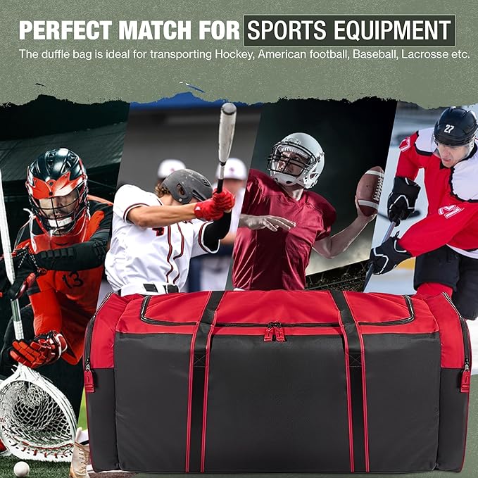 Jetstream Heavy Duty Multi Pocket Durable Sports Gym Equipment Travel Duffel Bag