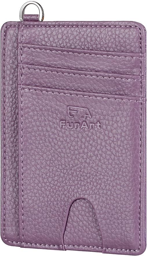 FurArt Slim Minimalist Wallet, Front Pocket Wallets, RFID Blocking, Credit Card Holder for Men