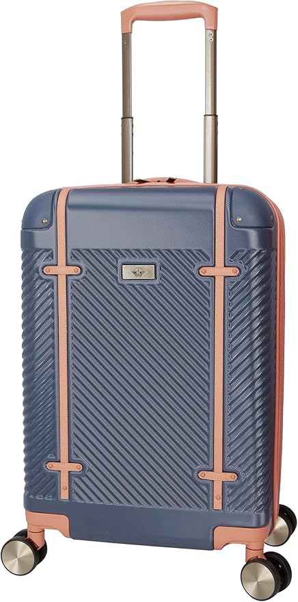 Dockers Spectra Hardside Expandable 8-Wheel Spinner Travel Carry On Luggage, 20-Inch, India Ink