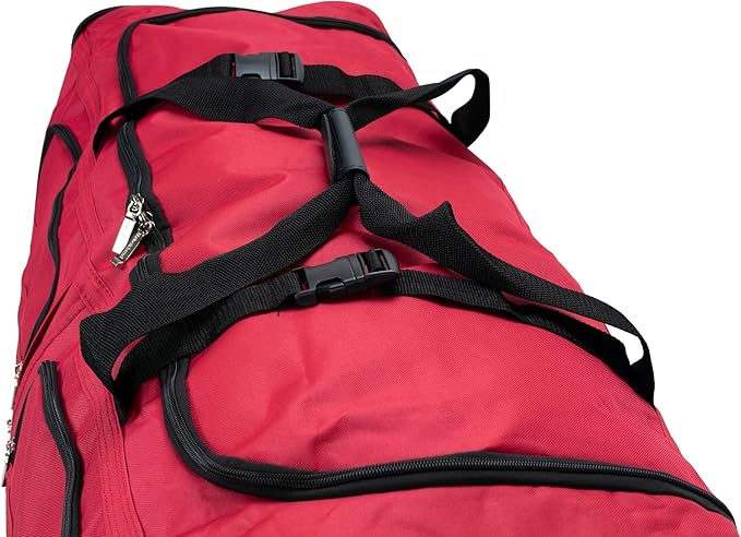 Rockland Rolling Duffel Bag, Black, 22"
