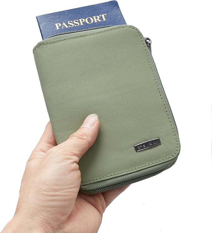 Travelon RFID Blocking Passport Zip Wallet