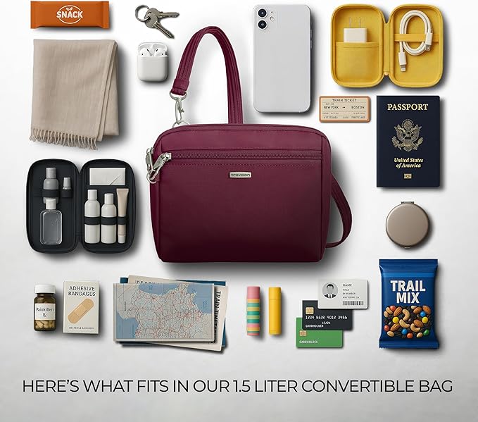 Travelon Anti-Theft Classic Convertible Crossbody & Waist Pack
