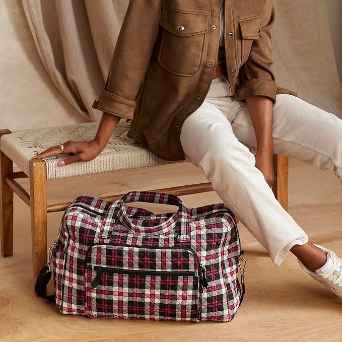 Vera Bradley womens Cotton Weekender Travel Bag