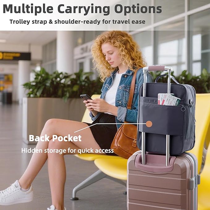 Shoe Bags for Travel Holds 4 Pair of Shoes, Shoe Storage Pouch with 2 Pack Portable Bags, Waterproof & Washable, Grey & Large