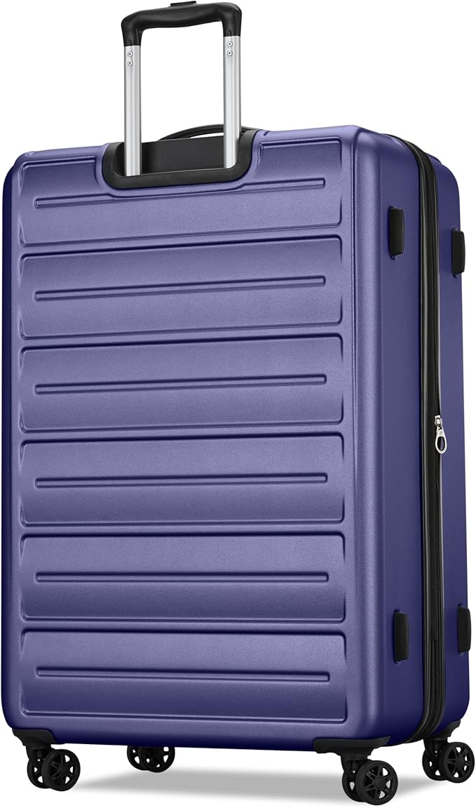 American Tourister Westridge Hardshell Luggage Set - 3 Piece Set - 20" Carry-On, 24” & 28” Checked Luggage Set with 360° Spinner Wheels - Expandable Suitcases for Extended Travel - Dusk Purple