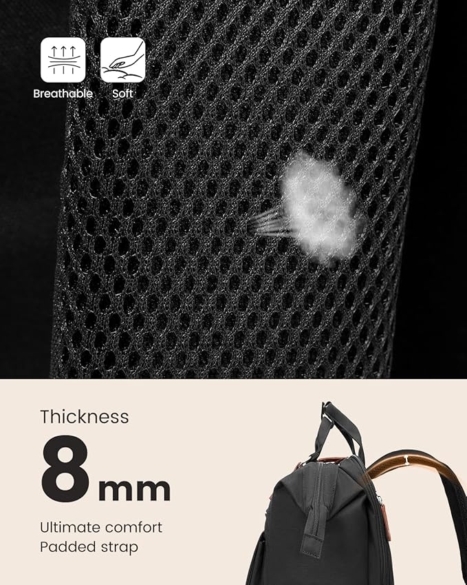 LOVEVOOK Laptop Backpack for Women Work Travel Computer Backpacks Purse, Doctor Nurse Bag Teacher Business Laptop Bag, Fashion College Backpack Casual Daypack, 17 inch-Upgrade