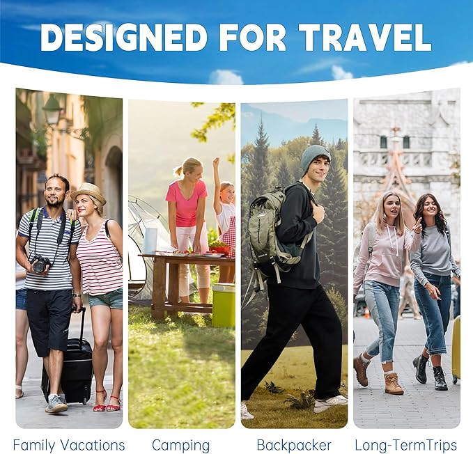8 Set Packing Cubes for Travel,Luggage Organizers for Travel Accessories