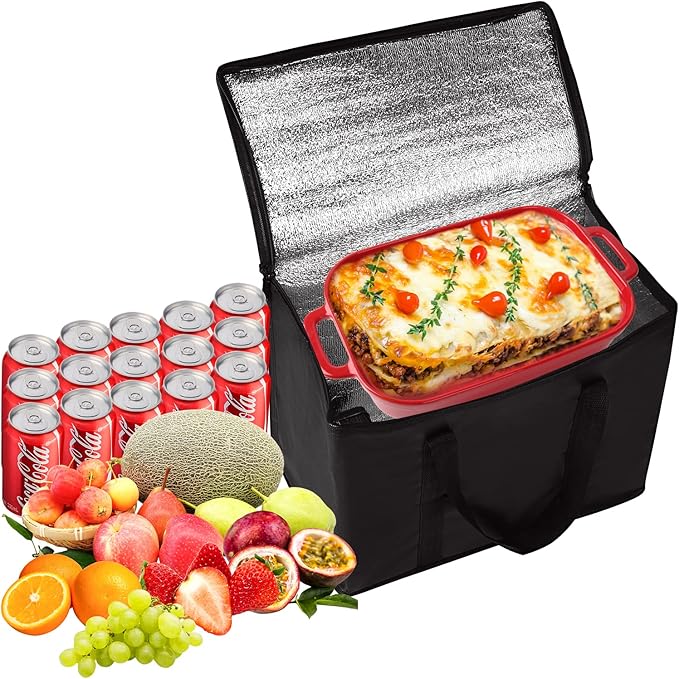 musbus Extra Insulated Food Delivery Bag Cooler Bags Keep Food Warm Catering Therma for doordash Catering cooler bags keep food warm catering therma catering shopper accessories hot XL