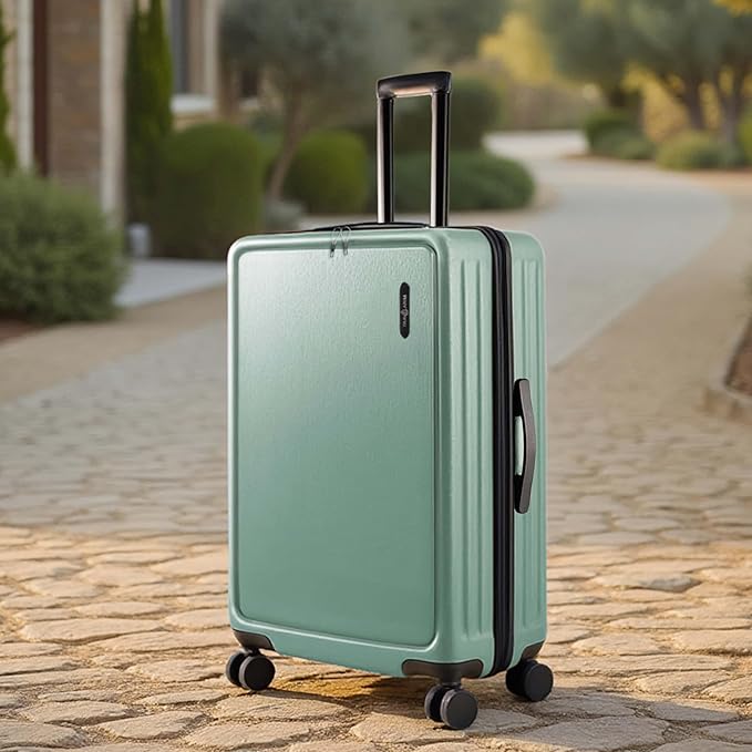 24 Inch Luggage with Spinner Wheels, Hard Shell Suitcase with TSA Locks for Luggage, Travel Large Suitcase, Expandable Hard Shell Suitcases, Sage Green