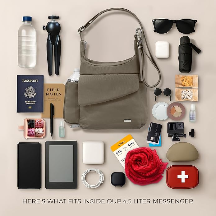 Travelon Anti-Theft Classic Messenger Bag
