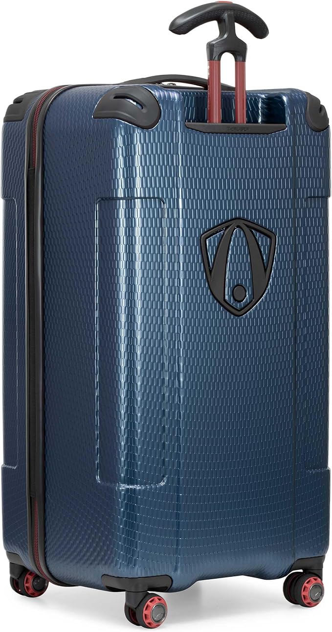 Traveler's Choice Maxporter II Polycarbonate Hardside Trunk with Spinner Wheels, Navy, 31-Inch Large Trunk