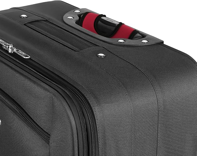 Cosmos 5 Pcs Neoprene Luggage Handle Wrap Soft Grip Handle Cover Luggage Identifier with Hollow Design for Push-Button Handle Trolley Handle and Travel Suitcase Trolley Case (Multi Color)
