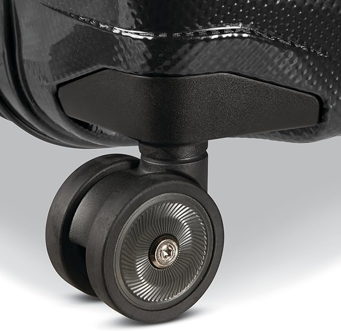 Samsonite Proxis Large Hardside Luggage with Dual Spinner Wheels - Innovative Roxkin™ Lightweight Shell With Ultimate Durability- Includes TSA Lock, Ergonomic Telescoping Handle - Black