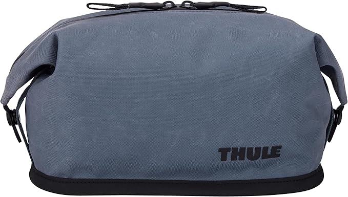 Thule Aion Toiletry Bag - Water-resistant bag for toiletries, makeup & shaving essentials - Removable liquids bag included - Easy to clean - Snap loop for easy hang - Waxed, PFC-free fabric