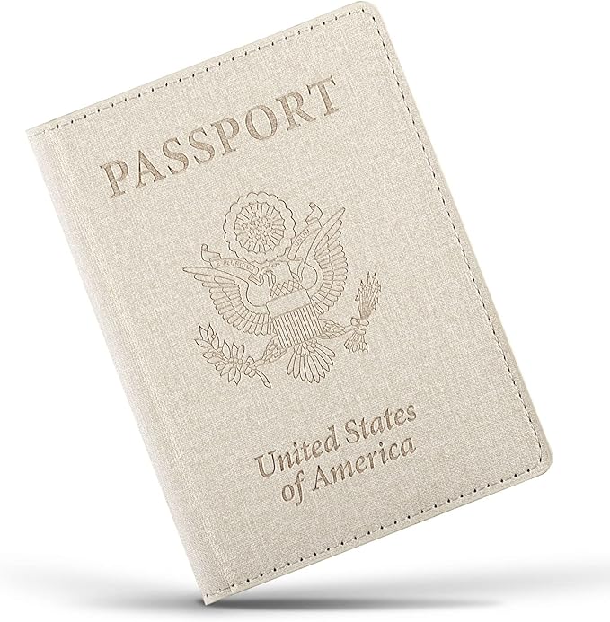 Passport Holder,Travel Essentials,Travel Gifts(Off White)