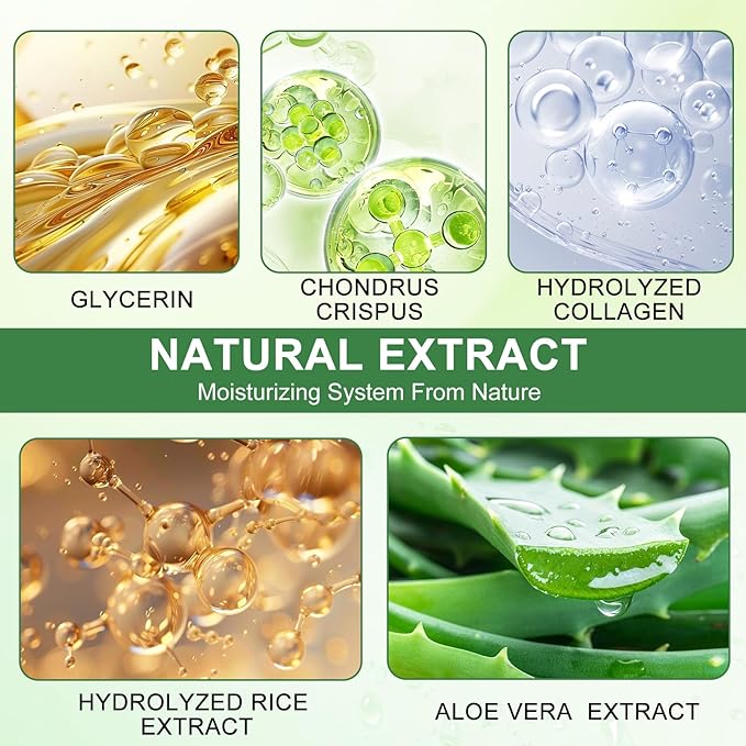 LAVONE Eye Mask - 30 Pairs Aloe Under Eye Patches Skin Care Products - Eye Masks Skincare for Dark Circles and Puffiness, Reduce Wrinkles, Eye Bags and Fine Lines, for Women and Man - Green