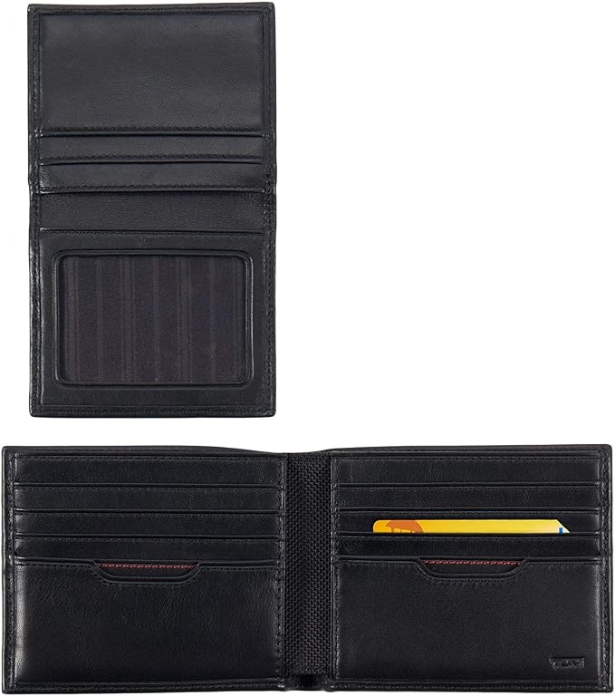 TUMI - Delta Global Removable Passcase Wallet - Leather Wallet - RFID Blocking - ID Window & Card Slots - 4" x 5" x 1" - Black
