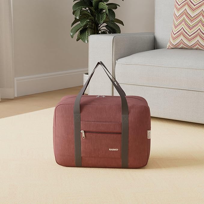 For Spirit Airlines Personal Item Bag 18x14x8 Foldable Travel Duffel Bag Tote Carry on Luggage Duffle Overnight for Women and Men
