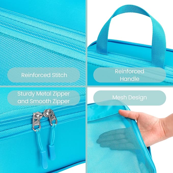 Cambond Compression Packing Cubes for Travel - Lightweight Expandable Travel Bags Luggage Organizers Travel Essentials Compression Cubes for Travel Space Saver for Carry on Suitcases Organizer