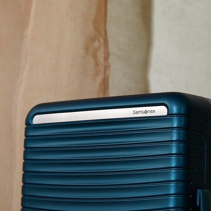 Framelock Max 21” Carry-On Hardshell Zipperless Luggage - Highly Secure Integrated Eazylock™ Mechanism - RightHeight™ Adjustable Handle System - 360° Spinner Wheels - Airline Approved - Emerald Teal