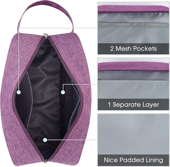 Narwey Travel Toiletry Bag for Women Traveling Dopp Kit Men Travel Bag for Toiletries Cosmetic Bag Makeup Bag Medicine Bag for Traveling